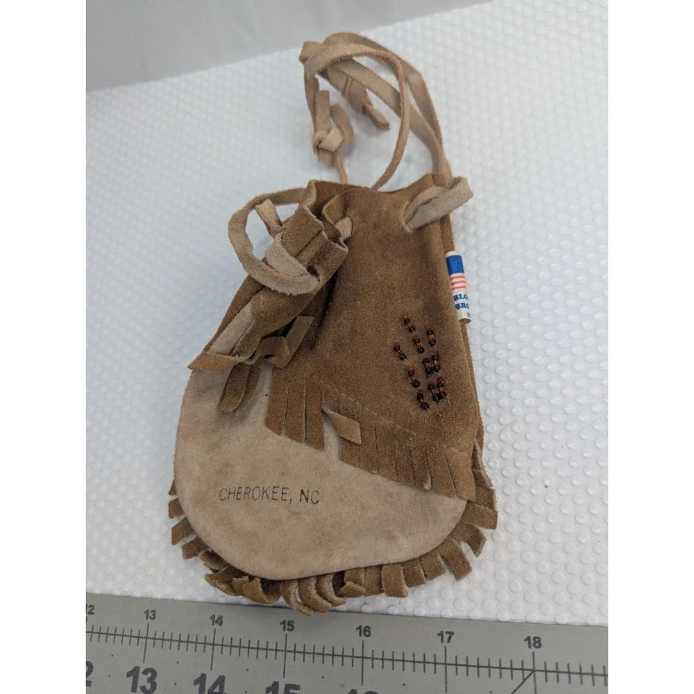 Bloom Brothers Suede Bag‎ 6 Inch USA Cherokee NC